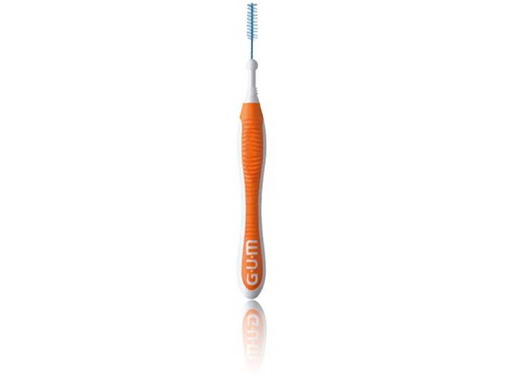 GUM TraV-LER interdentale borstels, 6 stuks, ISO 2, oranje, 0,9 mm, voordeelverpakking van 3 stuks (3 x 6 stuks)