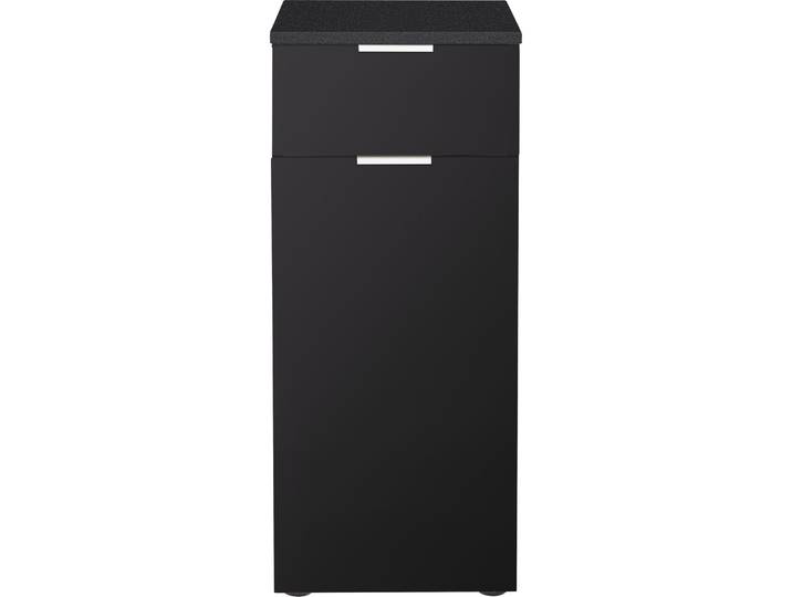 Kommode Noe anthrazit Holzwerkstoff/Glas B 35 H 84 cm