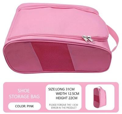 Inspire Essentials Golf Shoe Bag Portable Breathable Travel Shoe Organizer d