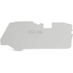 WAGO Abschlussplatte 1 mm, grau 2110-1291