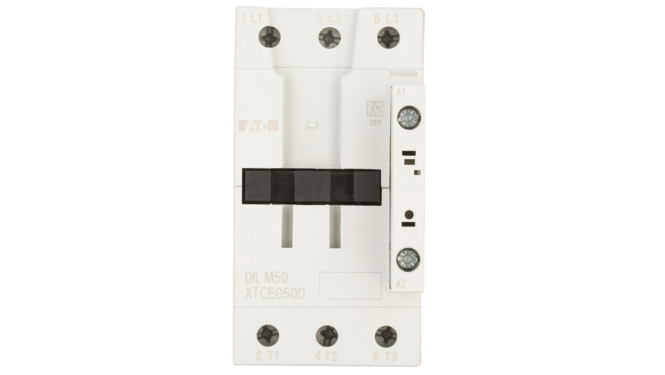 Eaton Vermogensschakelaar 50A, 3 polen, 24V AC, type DILM50 (24V 50/60Hz)