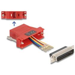 Delock 67115 VGA / RJ45 Adapter [1x D-SUB-Stecker 25pol. - 1x RJ45-Buchse] Rot