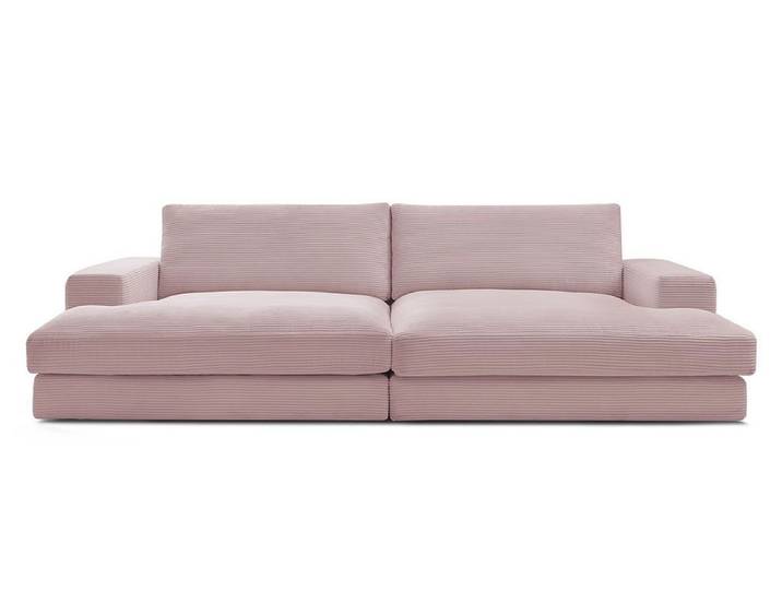 Sofa BOBOCHIC LEONARD Cord-Stoff violett