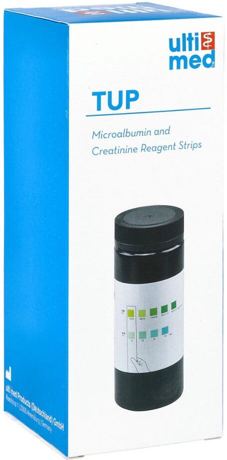 Microalbumin Kreatin Urinteststreifen visuell