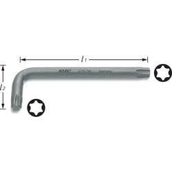 Hazet 2115-T40 Innen-TORX Winkelschraubendreher T 40