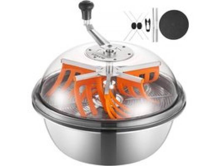 VEVOR Erntemaschine, 48 cm manueller Knospentrimmer, mit Edelstahlklingen, Bud Trimmer, Nass- & Trocken-Hydrokultur-Schneidemaschine, gedrehter Schleuderschnitt für Blätter, Knospen, Blumen