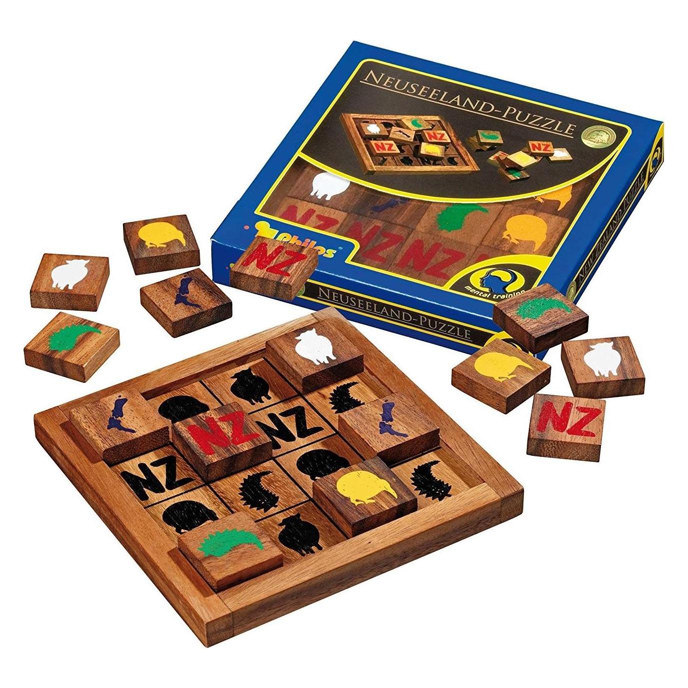 Philos Neuseeland Puzzle (Deutsch, Englisch, Französisch, 1 Spieler) (6217)