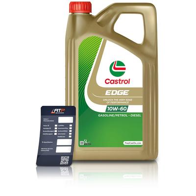 Castrol 5 L EDGE 10W-60 + Ölwechsel-Anhänger [Hersteller-Nr. 15F636]
