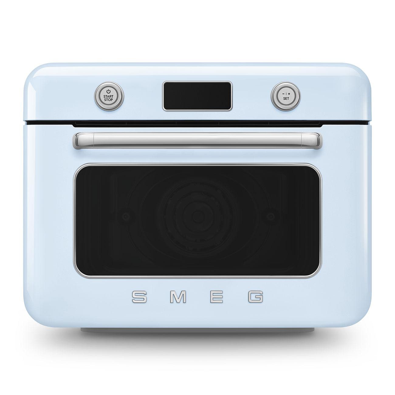 Smeg 50's Style Kombi-Tisch-Dampfbackofen Pastellblau COF01PBEU