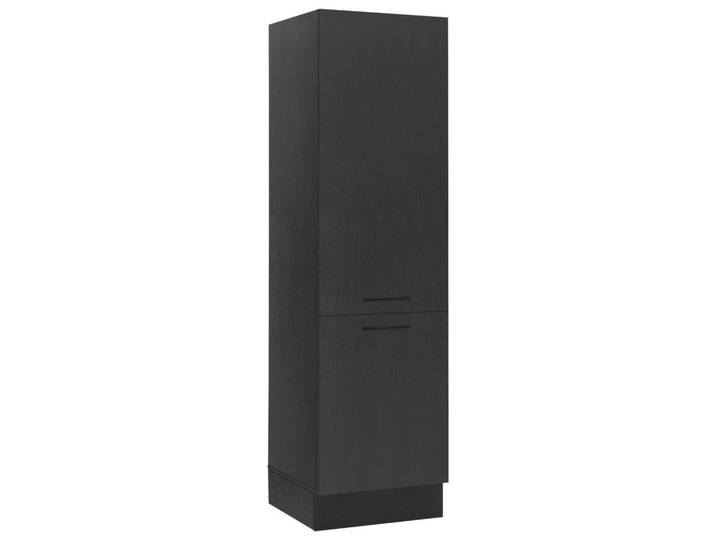 P & B Geräteumbauschrank, Schwarz, 60x211x57 cm, Küchen, Küchenmöbel, Küchenschränke, Geräteumbauschränke