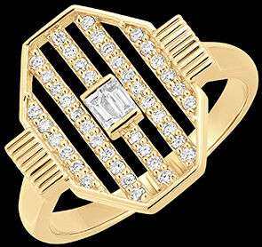 Edenly Ring Frische - Lumina - 18 Karat Gelbgold und Diamanten