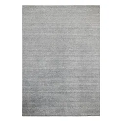 Musterring Handwebteppich Malibu 170 x 240 cm Viskose Silber