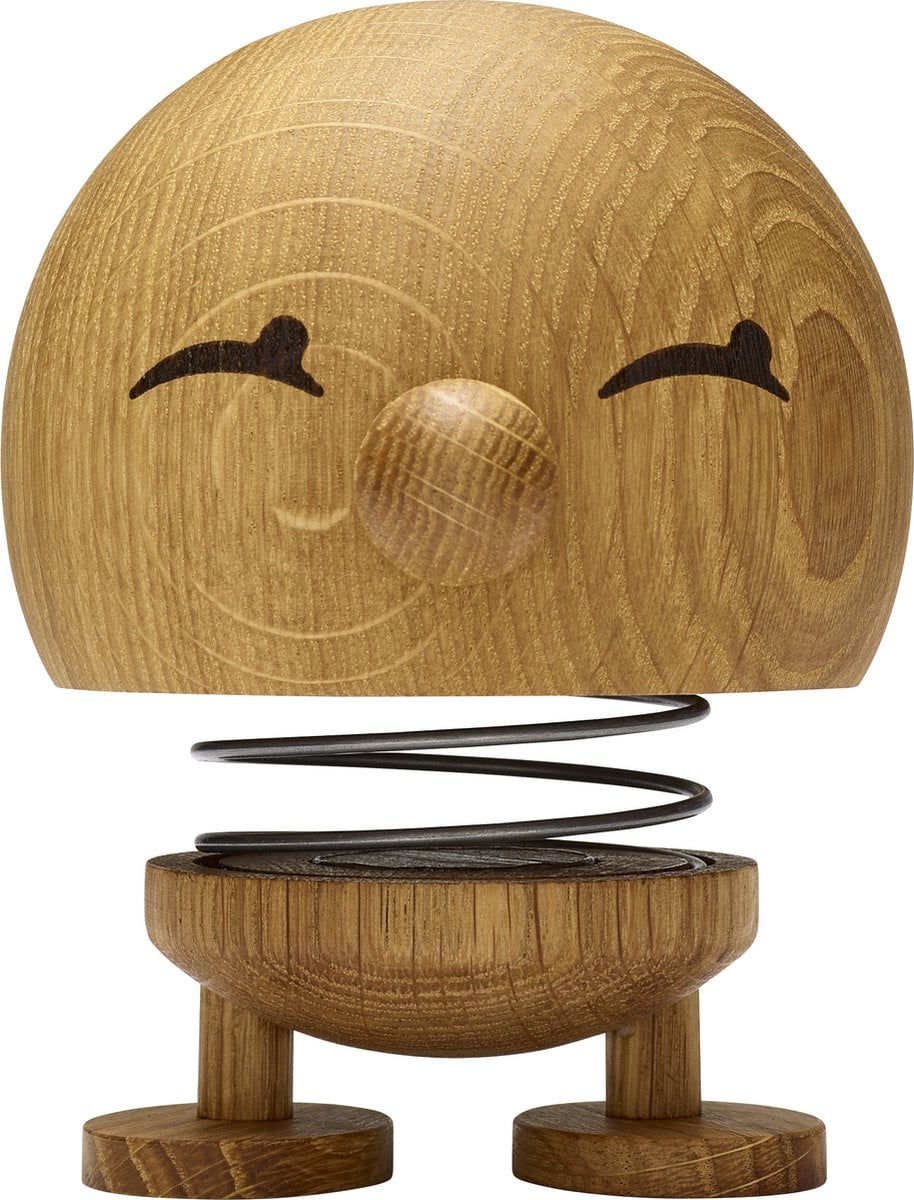 Hoptimist Bimble Beeldje - L - Eikenhout - Houten Decoratie voor Woonkamer en Kantoor