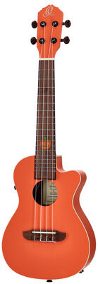 Ortega Halloween Concert Ukulele CE Orange Satin