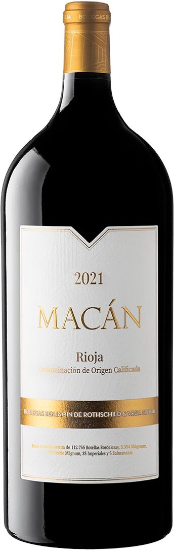 Vega+ Vino tinto Macán tempranillo 2021 Rioja Imperial.