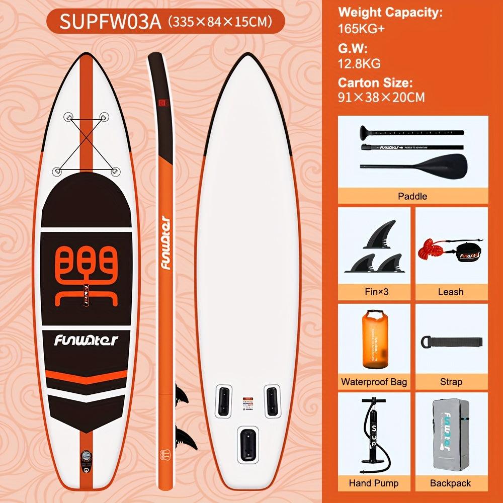 Stand-Up-Paddle-Surfbrett - SUP-Brett - Paddelbrett - Aufblasbares Paddelbrett - Wassersportbrett