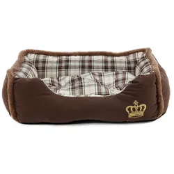 Heim tierbett"Krone"mit Kronenmotiv, Gr.S