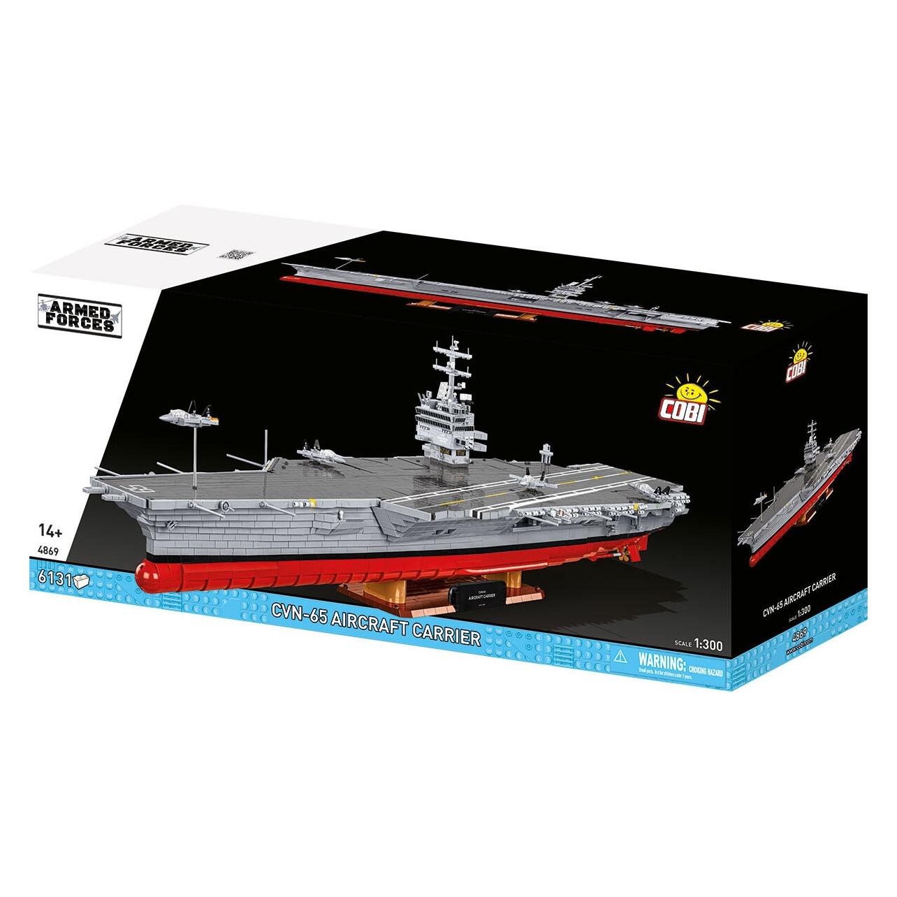 Cobi 6131 PCS HC WWII /4869/ CVN-65 AIRCRAFT CARRIER (COBI-4869)