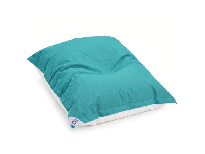 Riesen Sitzsack Outdoor XXL 180x140cm Schwimmend Pool Wetterfest - Garten Sitzsack Wasserdicht mit Bezug abnehmbar - 450L EPS Perlen Füllung - Karibikblau - Deco Arts