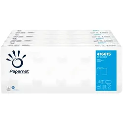Toilettenpapier Werra 400 Blatt 2-lagig weiss 40 Rollen 40 Rollen/Paket x 400 Blatt, Klopapier 2-lagig, weiss