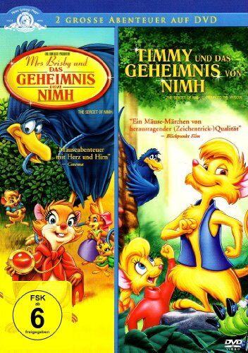 Don Bluth - Mrs. Brisby und das Geheimnis von Nimh / Timmy und das Geheimnis von Nimh [2 DVDs] - Preis vom 09.10.2026 07:28:09 h