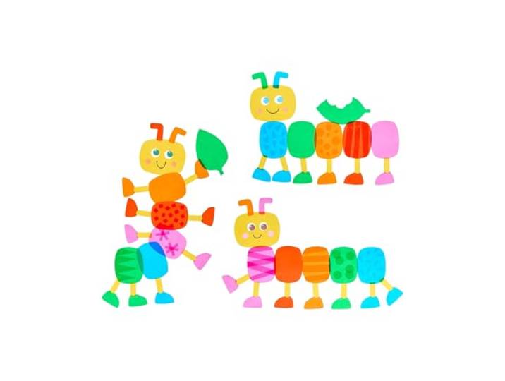 HABA Knutselset raamafbeelding, rupsen, creatieve set voor kinderen vanaf 5