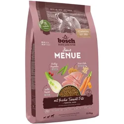 Bosch HPC MENUE Junior mit Tierwohl Pute + Hafer + Hirse 4x2.4 kg
