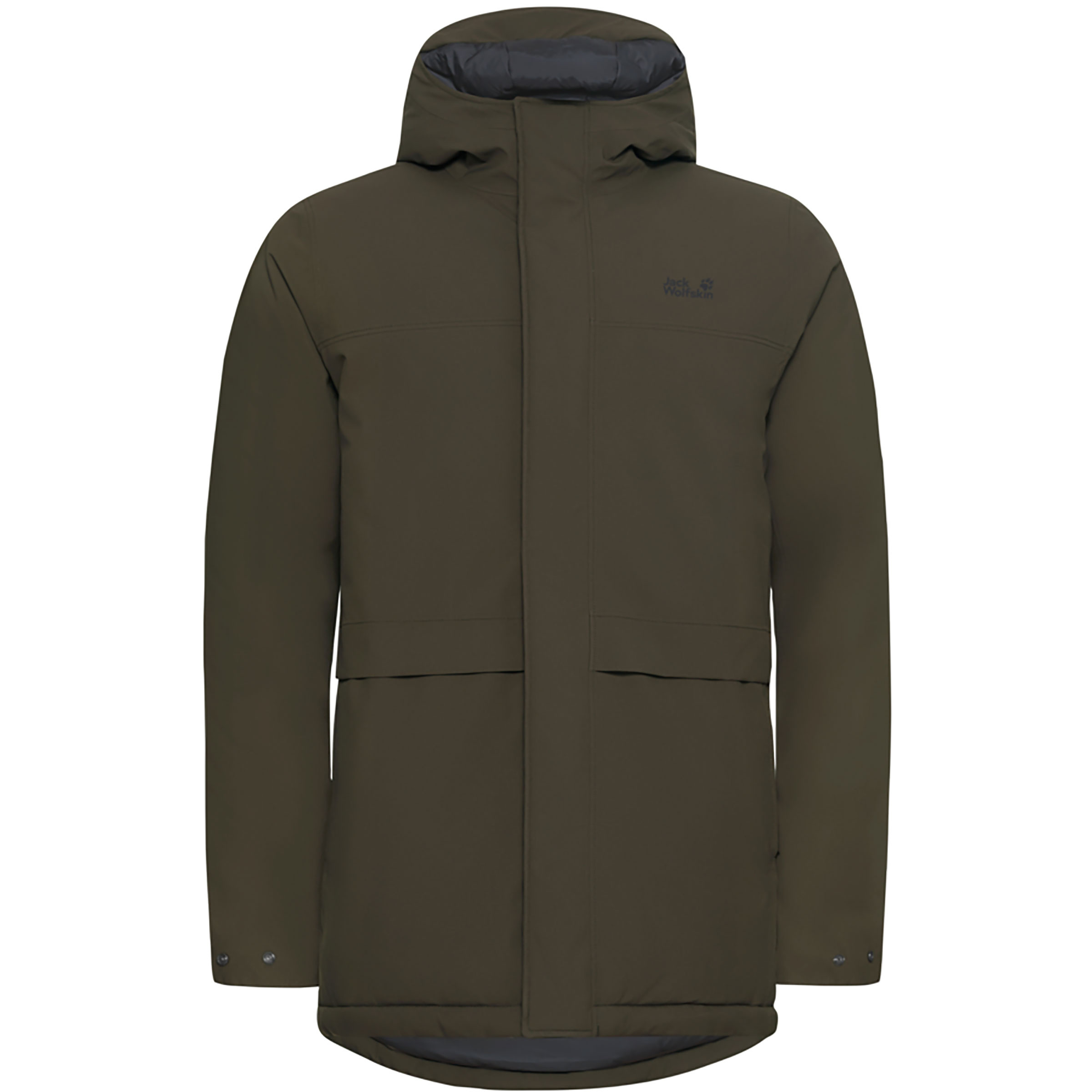 Jack Wolfskin Cold Camp Mantel Herren Winterjacke oliv Größe S Lifestyle Isolierend Wasserabweisend