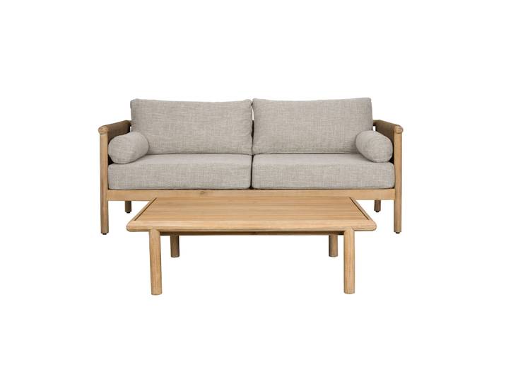 Dutchbone Gartenlounge Oasis Beige/Akazienholz, Neu