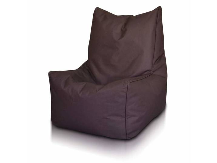 Fauteuil Pouf Solide pouf intérieur extérieur assise rembourrée en polystyrène tissu résistant anti-déchirure Marron Foncé Nc15
