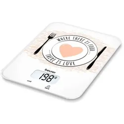 Beurer KÜCHENWAAGE             5KG/1G (KS 19           LOVE)