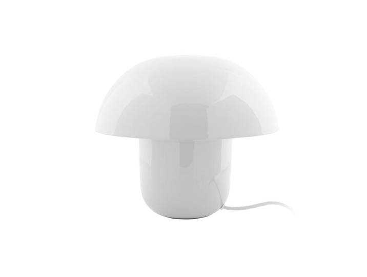 Tischlampe Fungi - Designleuchte aus Eisen in Pilzform - Weiß - Luxusbetten24