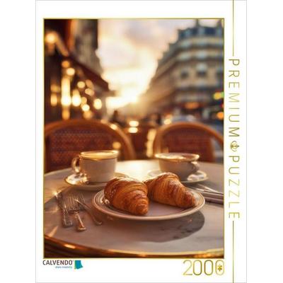 CALVENDO Puzzle Croissants, knusprig, buttrig & frisch gebacken | 2000 Teile Lege-Größe 90x67cm Foto-Puzzle für glückliche Stunden, Sonstige von ,