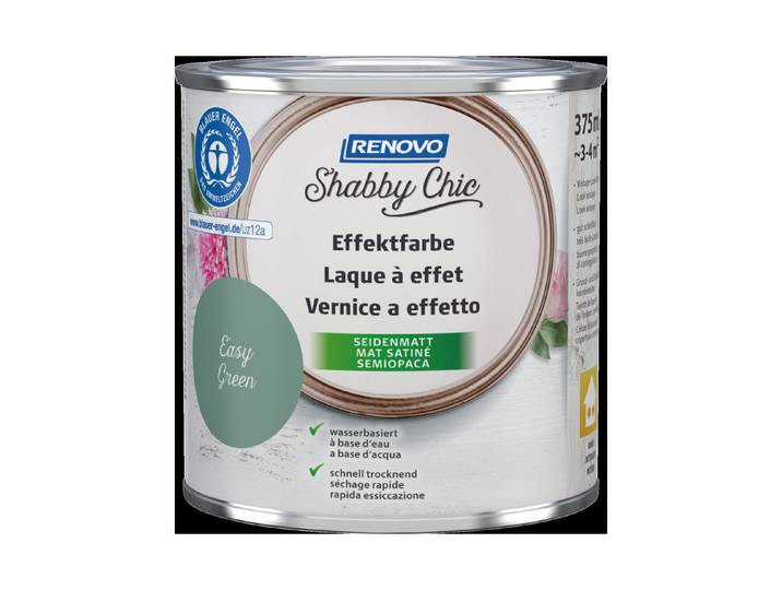 Renovo Shabby Chic Effektfarbe Grün 375 ml