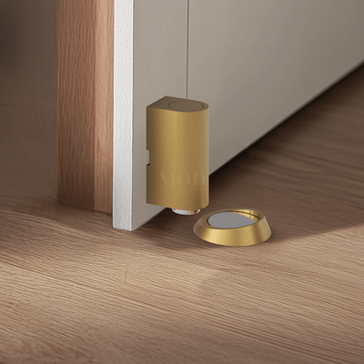 Cavo Door Stop   Brushed Gold / Pack Of 2   MOD LIGHTING
