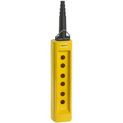Schneider Electric XACB061 Leergehäuse für Hängetaster XAC-B, 6 Bohrungen+1 an der Geräteunterseite