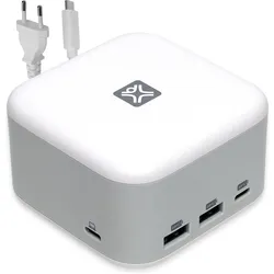 XtremeMac XWH-XCP-03 (USB-C, 5 Ports), Dockingstation + USB Hub, Weiss