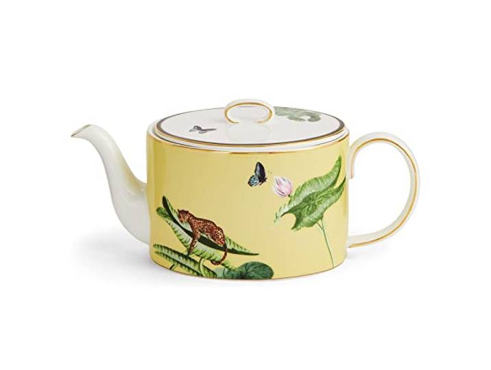 Wedgwood Wonderlust Waterlily Teapot In Gift Box