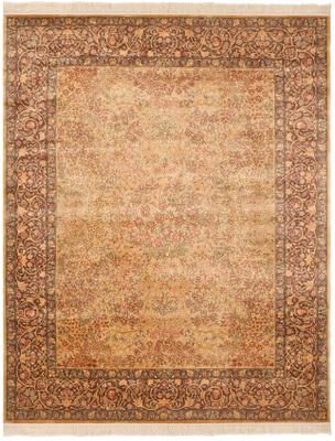 SAFAVIEH Couture Hand-knotted Royal Kerman Nuray Traditional Oriental Wool Rug with Fringe
