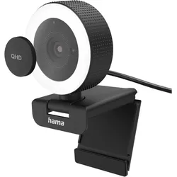 Hama C-850 Pro (4 Mpx), Webcam, Schwarz