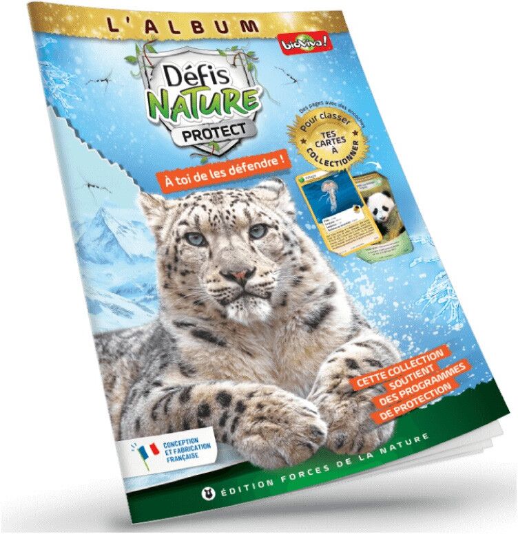 Bioviva Editions Défis Nature Protect - Album de classement Panthère des neiges