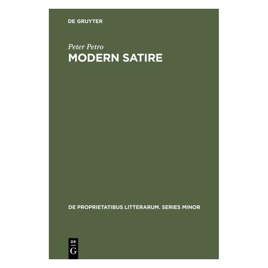 De Gruyter Modern Satire (71870670)
