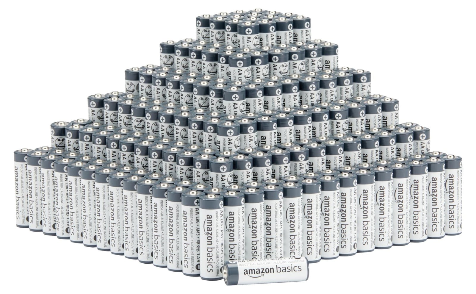 Amazon Basics AA alkalinebatterijen 1,5 V, 300 stuks
