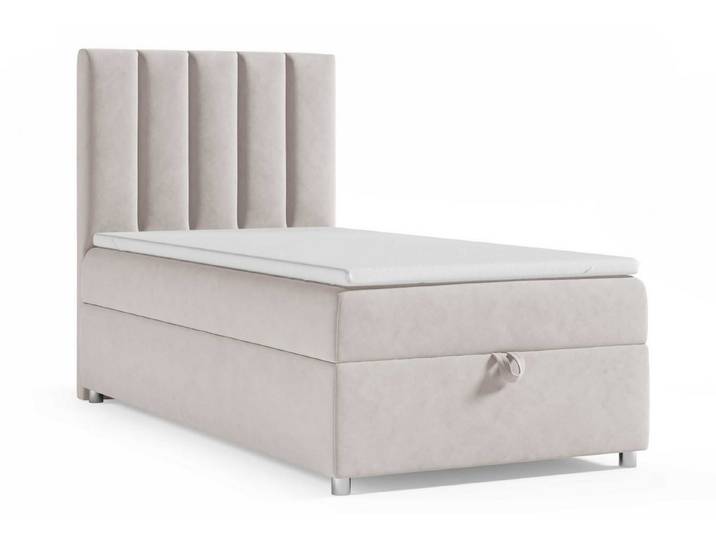 Best for Home Boxspringbett Einzelbett Trinity K-10 mit Stauraum & Komfort Topper (70x200 80x200 90x200 100x200 cm), inkl. Lieferung bis in die Wohnung, TOP Preis-Leistungs-Verhältnis
