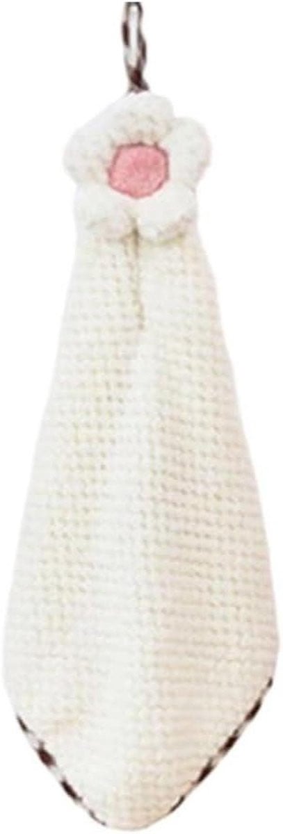 Wit Katoenen Handdoek - Zachte Washandjes voor Keuken Gebruik - 42 x 32 cm