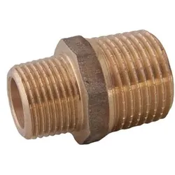 Viega Rotguss Doppelnippel reduziert 1/2" x 3/8" - Nr. 3245