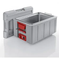 BLANCO BLANCOTHERM 320 KBR, Speisentransportbehälter aus Kunststoff, rot