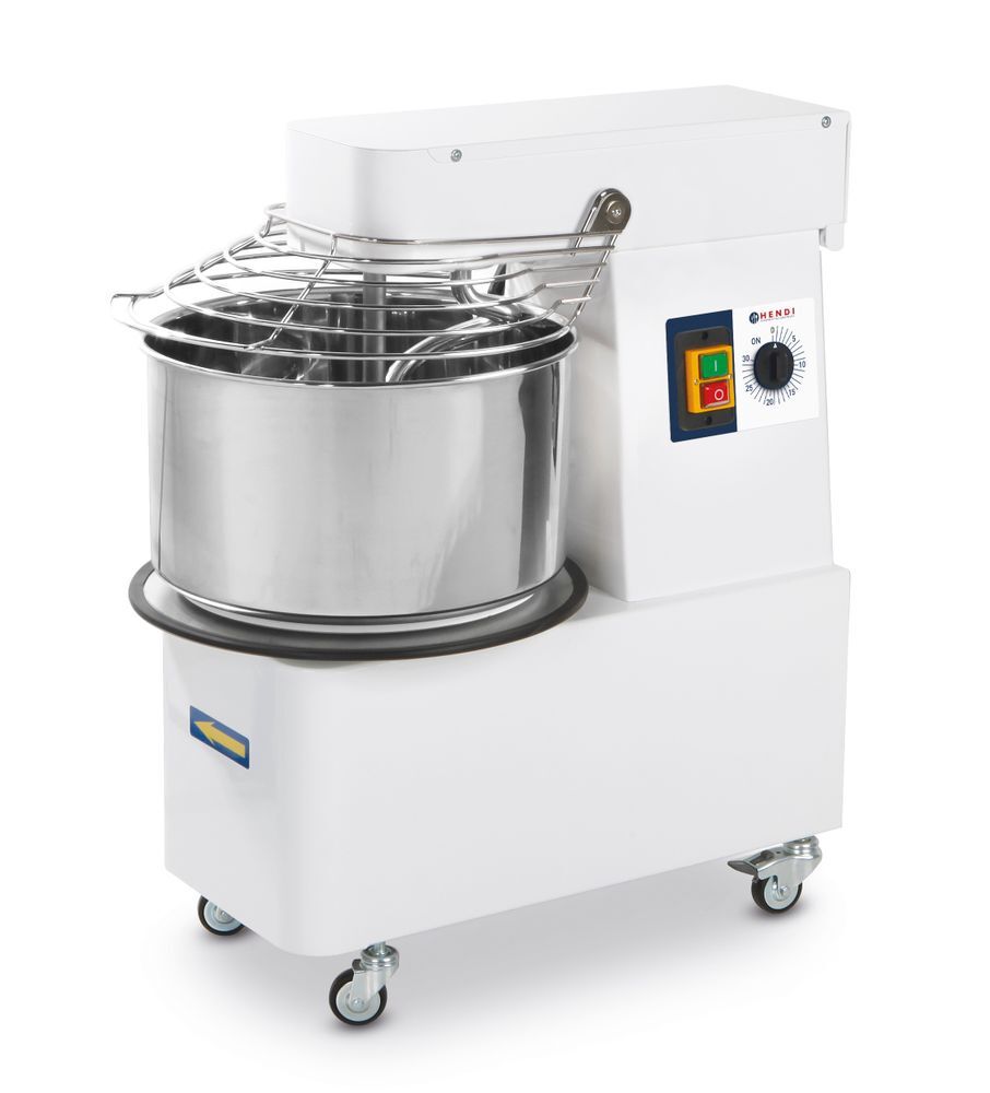 HENDI Spiralteigmaschine 10l mit fest montierter Schüssel