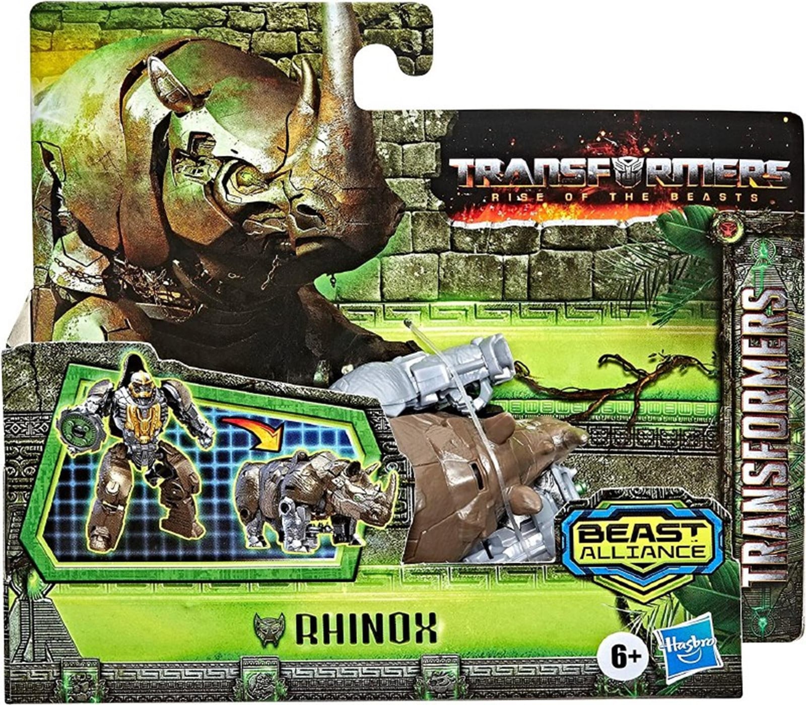 Hasbro Transformers Rise of the Beasts Battle Changers Rhinox actiefiguur