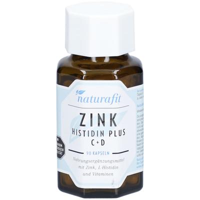 Naturafit Zink Histidin plus C+D Kapseln 90 St